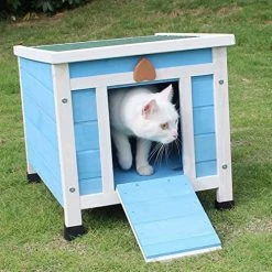 Cheapest ๐ Mia's Pet Supply ROCKEVER Feral Cat House Outdoor Insulated, Wooden Cat Shelter ๐ 19 Mia's Pet Supply ROCKEVER Feral Cat House Outdoor Insulated, Wooden Cat Shelter