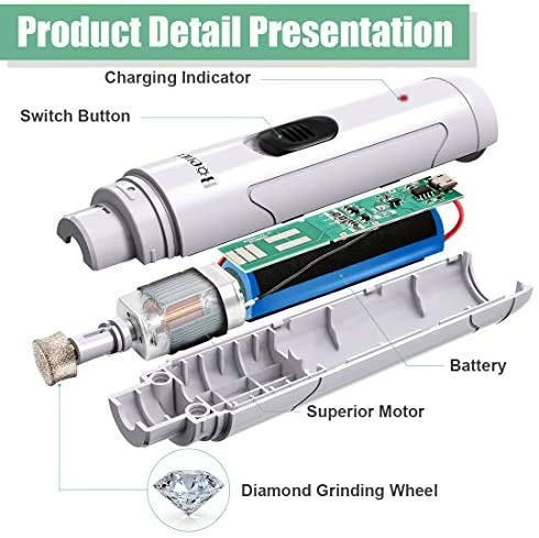 Flash Sale ⌛ Mia's Pet Supply Boence 🐕 Dog Nail Grinder, Pet Nail Grinder Hygiene ⭐ 5 Mia's Pet Supply Boence Dog Nail Grinder, Pet Nail Grinder Hygiene