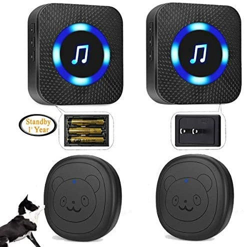 Cheap 🛒 Mia's Pet Supply EverNary 🦮 Dog Door Bell Wireless 🦮 Doggie Doorbells For Potty Training 😍 1 Mia's Pet Supply EverNary Dog Door Bell Wireless Doggie Doorbells For Potty Training