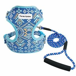 Mia's Pet Supply Multi-Colored Stylish Dog Walking Vest Harness And Leash Set- Leashes And Harness