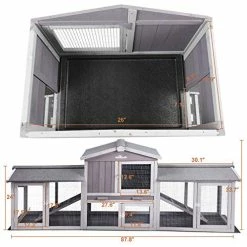 Best Pirce ✔️ Mia's Pet Supply Aivituvin 87.8''L Extra Large Chicken Coop, Rabbit House Rabbit Houses & Accessories 🛒 9 Mia's Pet Supply Aivituvin 87.8''L Extra Large Chicken Coop, Rabbit House Rabbit Houses & Accessories