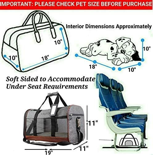 Cheapest ⭐ Mia's Pet Supply Mr. Peanut's Rhodium Series Airline Capable Soft Sided Pet Carrier Travel ⌛ 2 Mia's Pet Supply Mr. Peanut's Rhodium Series Airline Capable Soft Sided Pet Carrier Travel
