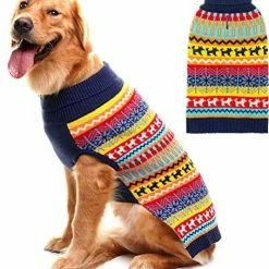 Coupon ๐ Mia's Pet Supply ๐ฆฎ Dog Sweater - Winter ๐งฅ Coat Apparel Clothes With Colorful Stripes โญ 18 Mia's Pet Supply Dog Sweater - Winter Coat Apparel Clothes With Colorful Stripes