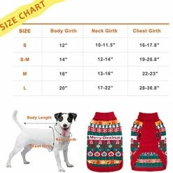 Mia's Pet Supply Mihachi Christmas Dog Sweater Apparel