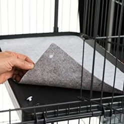 Mia's Pet Supply Deluxe Cat Home - Cat Cage, Black Houses, Pens & Crates