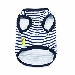 Mia's Pet Supply Dog T Shirt Pet Striped Tshirts Puppy Clothes For Small Dogs