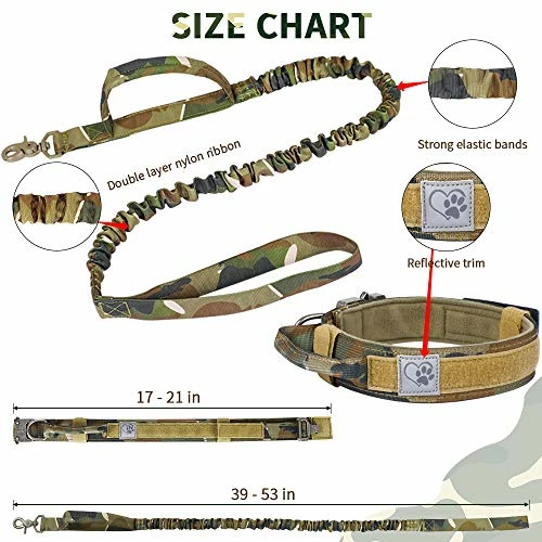Flash Sale ๐งจ Mia's Pet Supply Tactical ๐ฆฎ Dog Collar And Bungee Leash ๐ฅ 2 Mia's Pet Supply Tactical Dog Collar And Bungee Leash