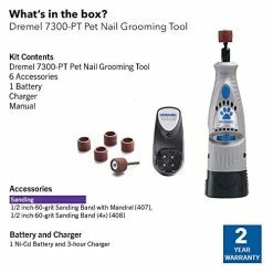 Mia's Pet Supply Hygiene : Dremel 7300-PT 4.8V Pet Nail Grooming Tool