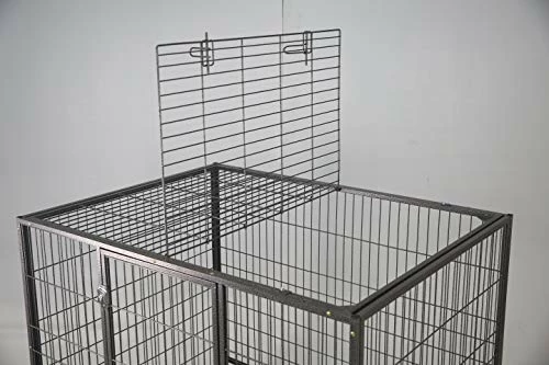 Wholesale ๐ Mia's Pet Supply 49" Open Top Stackable Heavy Duty Cage With Casters Houses, Pens & Crates ๐ 2 Mia's Pet Supply 49" Open Top Stackable Heavy Duty Cage With Casters Houses, Pens & Crates