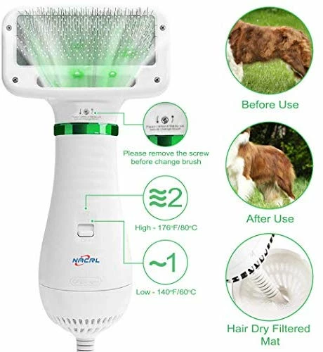 Best Pirce โค๏ธ Mia's Pet Supply Hygiene Pet Grooming Hair Blower With Slicker Brush ๐ 3 Mia's Pet Supply Hygiene Pet Grooming Hair Blower With Slicker Brush