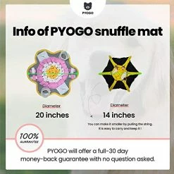 Budget 😉 Mia's Pet Supply PYOGO Multi Shape Snuffle Mat For 🐕 Dog 🐕 Dog Toys 🥰 13 Mia's Pet Supply PYOGO Multi Shape Snuffle Mat For Dog Dog Toys