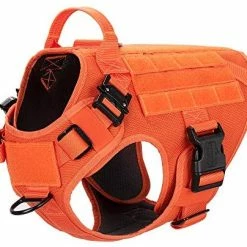 Mia's Pet Supply ICEFANG Tactical Dog Harness With 2X Metal Buckle, Leashes And Harness