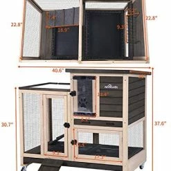 Outlet 💯 Mia's Pet Supply Upgrade Rabbit Hutch Rabbit Cage Indoor Bunny Hutch With Run Outdoor Rabbit House Rabbit Houses & Accessories ⌛ 10 Mia's Pet Supply Upgrade Rabbit Hutch Rabbit Cage Indoor Bunny Hutch With Run Outdoor Rabbit House Rabbit Houses & Accessories