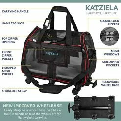 Mia's Pet Supply Travel Katziela Airline Approved Pet Carrier