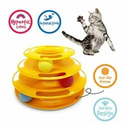 Mia's Pet Supply Mental Stimulation Physical Exercise Puzzle Cat Toys :
