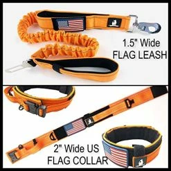 Mia's Pet Supply TACTICAL BUNGEE K9 DOG LEASH - 1.5" INCH WIDE DOG LEASHES Leashes And Harness