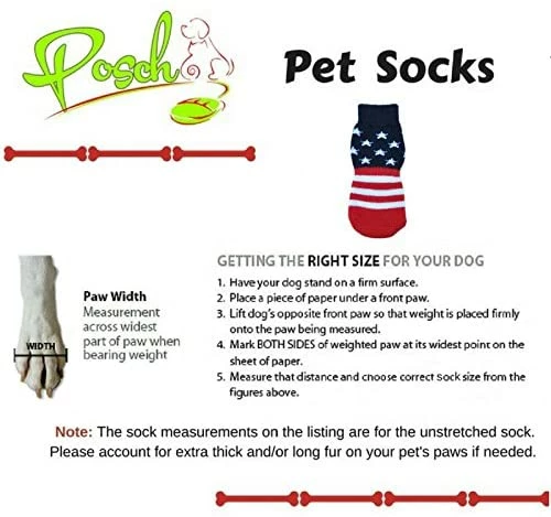 Best Sale ❤️ Mia's Pet Supply Apparel Posch Anti-Slip Knit 🧦 Socks For Pets With Traction Soles For Indoor 🥰 4 Mia's Pet Supply Apparel Posch Anti-Slip Knit Socks For Pets With Traction Soles For Indoor