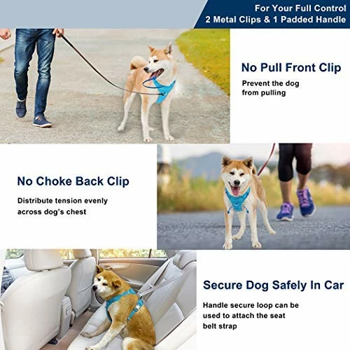 New 💯 Mia's Pet Supply No Pull 🐕 Dog Harness Front Clip Heavy Duty Reflective Easy Control Handle For Large 🐕 Dog Leashes And Harness ✨ 3 Mia's Pet Supply No Pull Dog Harness Front Clip Heavy Duty Reflective Easy Control Handle For Large Dog Leashes And Harness