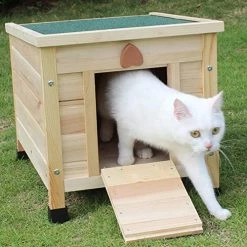 Flash Sale ✔️ Mia's Pet Supply ROCKEVER Small Animal Houses Outdoor, Wooden Rabbit Hutch Elevated With Door, Feral Cat Shelter Grey 👍 19 Mia's Pet Supply ROCKEVER Small Animal Houses Outdoor, Wooden Rabbit Hutch Elevated With Door, Feral Cat Shelter Grey