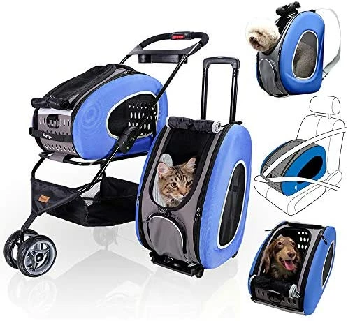 Hot Sale ๐ Mia's Pet Supply Travel : Ibiyaya 5 In 1 Pet Carrier + ๐ Backpack + Car Seat + Pet Carrier Stroller + Carriers With Wheels For ๐ฆฎ Dogs And Cats All In ONE (Brown) : Pet Supplies ๐ 12 Mia's Pet Supply Travel : Ibiyaya 5 In 1 Pet Carrier + Backpack + Car Seat + Pet Carrier Stroller + Carriers With Wheels For Dogs And Cats All In ONE (Brown) : Pet Supplies