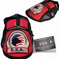 Mia's Pet Supply Premium Small Emotional Support Dog Vest