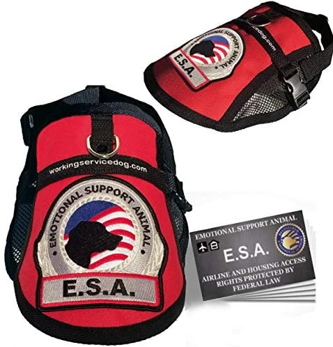 Hot Sale 🔥 Mia's Pet Supply Premium Small Emotional Support 🐕 Dog Vest ⌛ 1 Mia's Pet Supply Premium Small Emotional Support Dog Vest