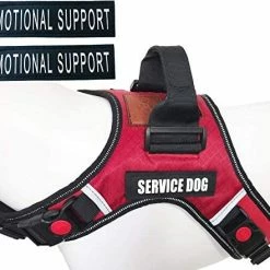 Outlet ❤️ Mia's Pet Supply Leashes And Harness ALBCORP Service 🐕 Dog Vest Harness - Reflective - Woven Nylon, Neoprene Handle 🌟 27 Mia's Pet Supply Leashes And Harness ALBCORP Service Dog Vest Harness - Reflective - Woven Nylon, Neoprene Handle