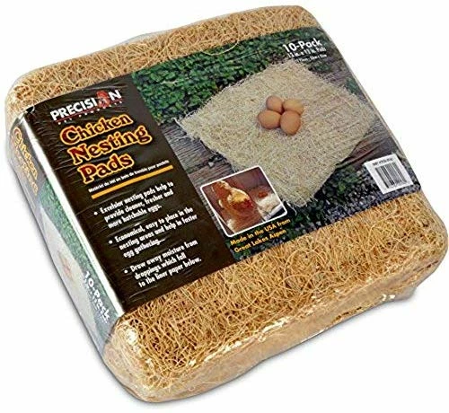 Brand new 😀 Mia's Pet Supply : Petmate Precision Pet Excelsior Nesting Pads Chicken Bedding - 13 X 13 Inches - Chicken Coop Cages 🌟 14 Mia's Pet Supply : Petmate Precision Pet Excelsior Nesting Pads Chicken Bedding - 13 X 13 Inches - Chicken Coop Cages