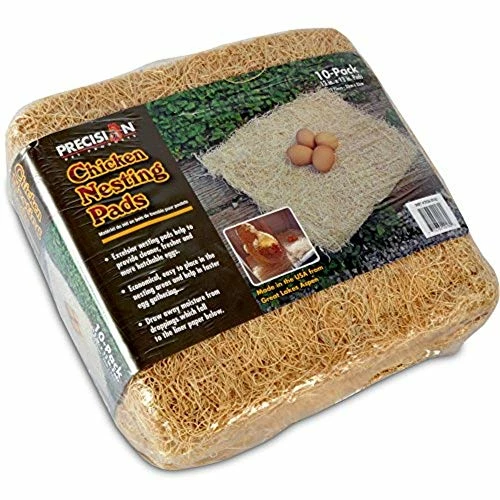 Brand new 😀 Mia's Pet Supply : Petmate Precision Pet Excelsior Nesting Pads Chicken Bedding - 13 X 13 Inches - Chicken Coop Cages 🌟 1 Mia's Pet Supply : Petmate Precision Pet Excelsior Nesting Pads Chicken Bedding - 13 X 13 Inches - Chicken Coop Cages