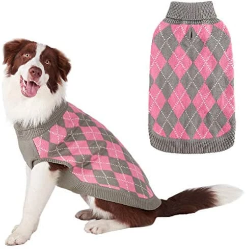 Deals 🤩 Mia's Pet Supply Plaid 🐕 Dog Sweater ⭐ 10 Mia's Pet Supply Plaid Dog Sweater