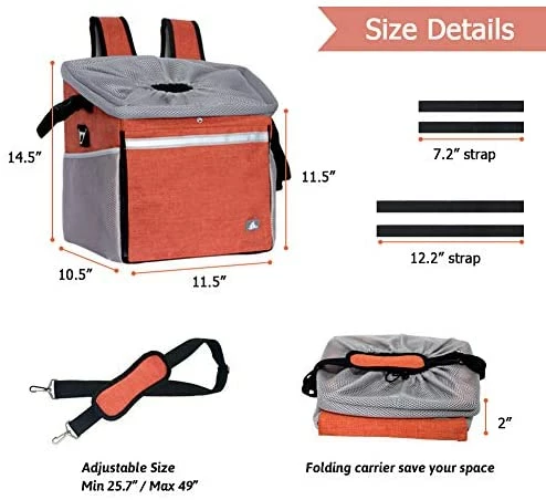 Best reviews of 😀 Mia's Pet Supply RAYMACE Pet Bicycle Booster Carrier For Puppy Or Small Breeds ✔️ 4 Mia's Pet Supply RAYMACE Pet Bicycle Booster Carrier For Puppy Or Small Breeds