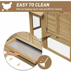 Top 10 🔥 Mia's Pet Supply PawHut 59" Small Solid Wood Enclosed Outdoor Backyard Chicken Coop Kit ⭐ 17 Mia's Pet Supply PawHut 59
