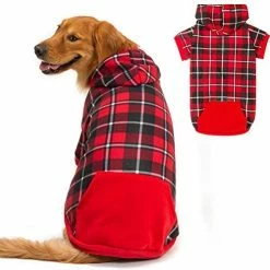 Wholesale 🛒 Mia's Pet Supply BINGPET Plaid 🦮 Dog Hoodie 🦮 Dog Fleece Sweater ⌛ 20 Mia's Pet Supply BINGPET Plaid Dog Hoodie Dog Fleece Sweater