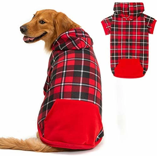 Wholesale 🛒 Mia's Pet Supply BINGPET Plaid 🦮 Dog Hoodie 🦮 Dog Fleece Sweater ⌛ 8 Mia's Pet Supply BINGPET Plaid Dog Hoodie Dog Fleece Sweater