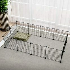 Mia's Pet Supply : Tespo Pet Playpen, Small Animal Cage Indoor Portable Metal Wire Yd Fence