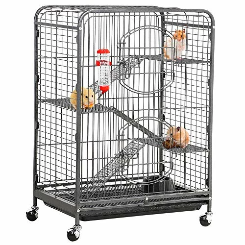 Hot Sale 🤩 Mia's Pet Supply Metal Ferret Cage Indoor Outdoor Small Animals Hutch Rabbit Houses & Accessories ✔️ 1 Mia's Pet Supply Metal Ferret Cage Indoor Outdoor Small Animals Hutch Rabbit Houses & Accessories