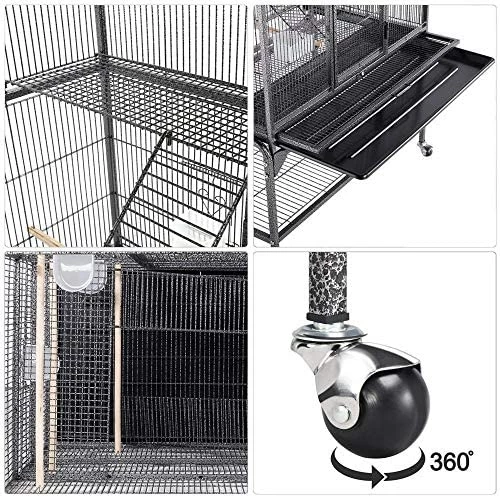 Cheapest ๐ฅ Mia's Pet Supply YAHEETECH 69-Inch Extra Large Bird Cage Aviary & Perches ๐งจ 3 Mia's Pet Supply YAHEETECH 69-Inch Extra Large Bird Cage Aviary & Perches