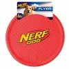 Mia's Pet Supply Pet Supplies : Pet Flying Discs : Nerf Dog Nylon Flying Disk Dog Toy, Large, Red : Dog Toys