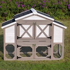 Mia's Pet Supply Zoovilla Country Style Chicken Coop Metal Nest Box