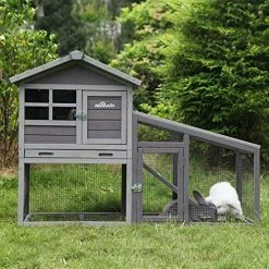 Mia's Pet Supply Aivituvin Rabbit Hutch Indoor And Outdoor, Bunny Cage