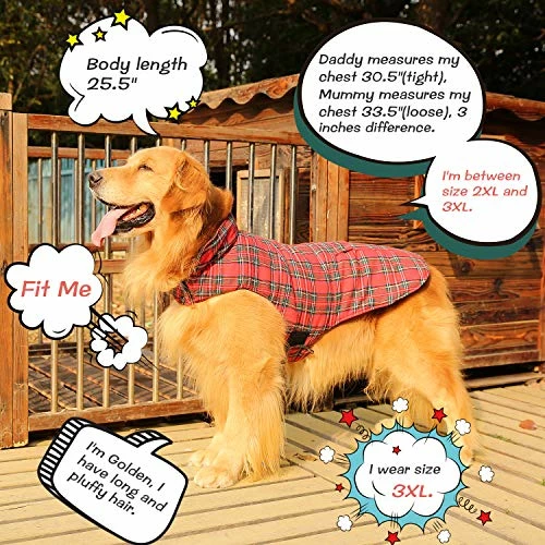 Best Sale 😉 Mia's Pet Supply Apparel KAMA BRIDAL Plaid 🐶 Dog Fleece Vest, Reversible Warm 🐶 Dog Clothes, 🥰 20 Mia's Pet Supply Apparel KAMA BRIDAL Plaid Dog Fleece Vest, Reversible Warm Dog Clothes,