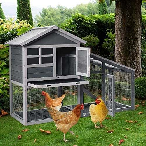 Discount 🥰 Mia's Pet Supply Tangkula Large Chicken Coop With Ventilation Door, Removable Tray, Ramp ❤️ 2 Mia's Pet Supply Tangkula Large Chicken Coop With Ventilation Door, Removable Tray, Ramp