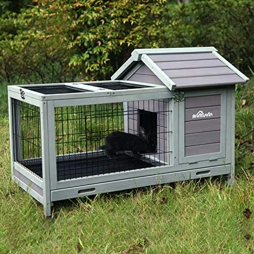 Cheapest π Mia's Pet Supply Aivituvin Rabbit Hutch Outdoor And Indoor On Wheels Rabbit Houses & Accessories β¨ 2 Mia's Pet Supply Aivituvin Rabbit Hutch Outdoor And Indoor On Wheels Rabbit Houses & Accessories