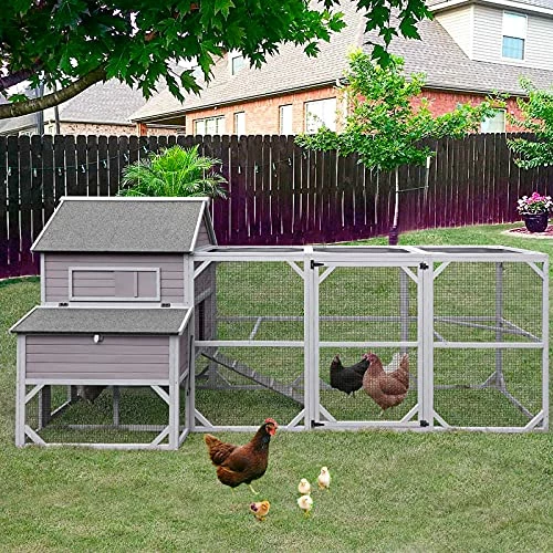 Outlet ✔️ Mia's Pet Supply 47ft² Super Large Chicken Coop Outdoor Wooden Hen House 😍 6 Mia's Pet Supply 47ft² Super Large Chicken Coop Outdoor Wooden Hen House