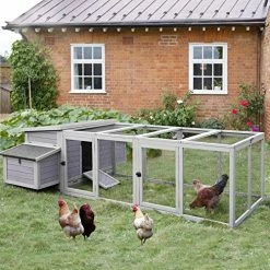 Mia's Pet Supply 103in Large Chicken Coop Outdoor Wooden Chicken House