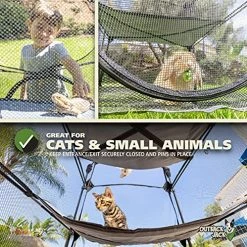 Mia's Pet Supply Outback Jack Outdoor Cat Enclosures For Indoor Cats Cat Toys