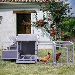 Mia's Pet Supply Chicken Coop Cages Chicken Coop Large Hen House Poultry Cage With Run