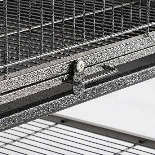 Outlet 🔥 Mia's Pet Supply Aviary & Perches Topeakmart Wrought Iron Large Flight Parrot Bird Cage For Multiple Parakeets 🤩 8 Mia's Pet Supply Aviary & Perches Topeakmart Wrought Iron Large Flight Parrot Bird Cage For Multiple Parakeets