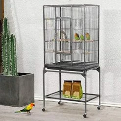 Cheapest 🥰 Mia's Pet Supply Aviary & Perches Yaheetech 54-inch Wrought Iron Standing Large Parrot Parakeet Flight Bird Cage ❤️ 12 Mia's Pet Supply Aviary & Perches Yaheetech 54-inch Wrought Iron Standing Large Parrot Parakeet Flight Bird Cage