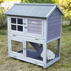 Mia's Pet Supply Aivituvin Rabbit Hutch Outdoor Indoor With Run